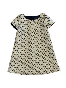 Versace Gold Greca-Print Dress photo 8