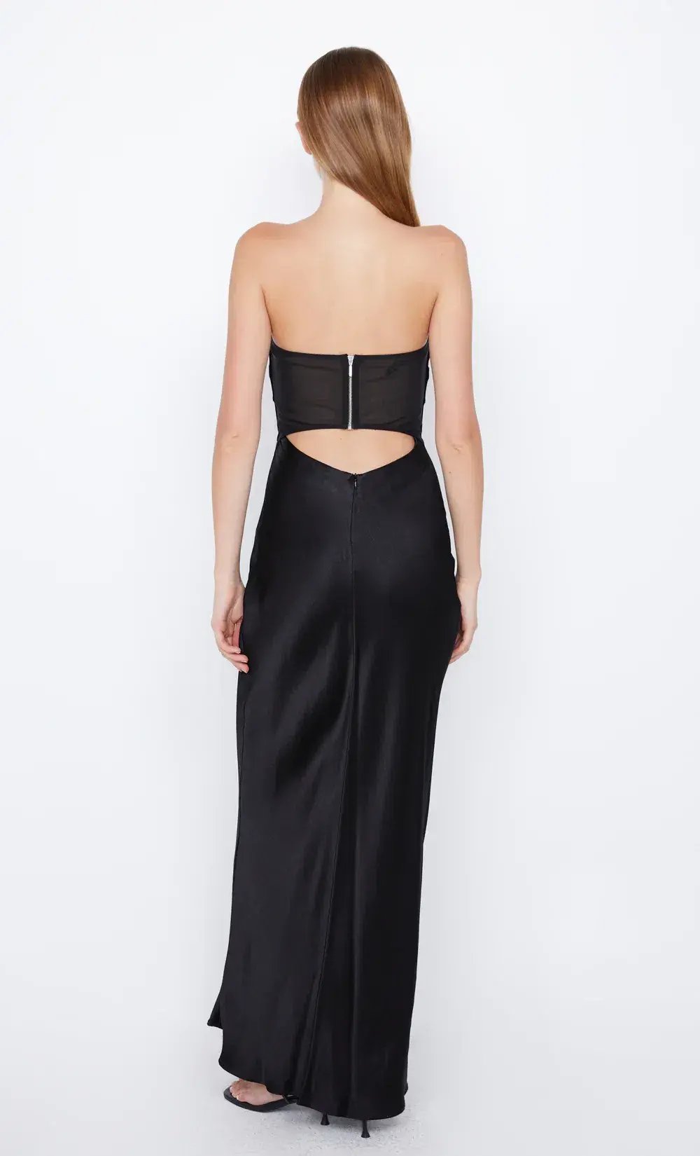 Bec & Bridge Halle Strapless Dress Black Size 6 photo 3
