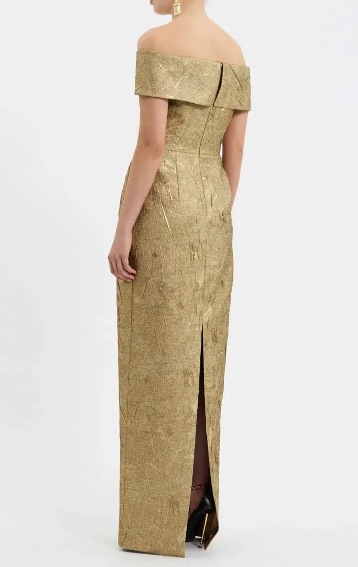 Rebecca Vallance Solana Off The Shoulder Gown Size 12 photo 2