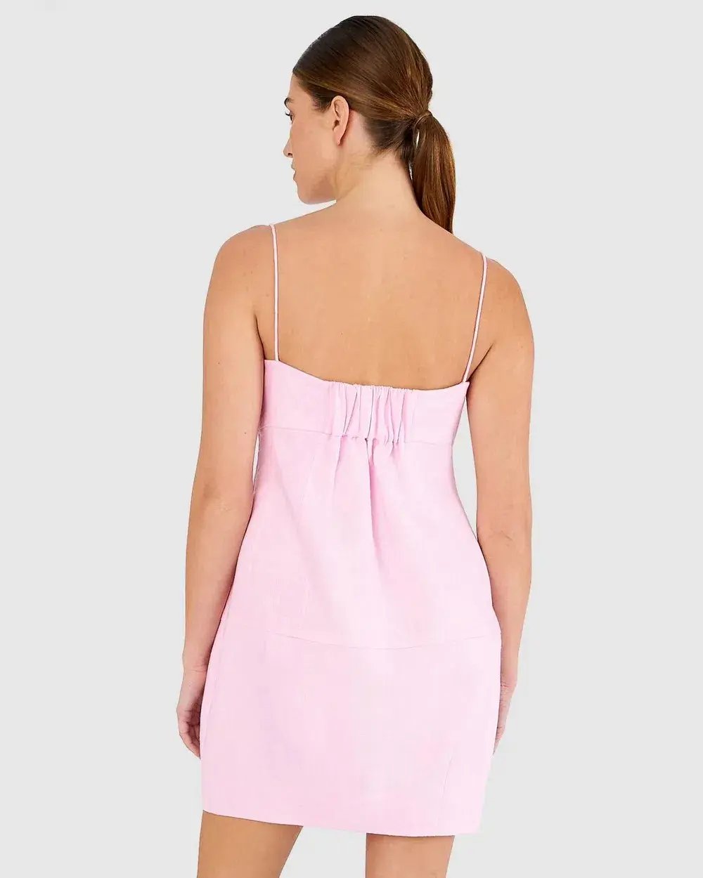 Oroton Contrast 3D Flower Mini Dress Pink Floral Size 12 photo 3
