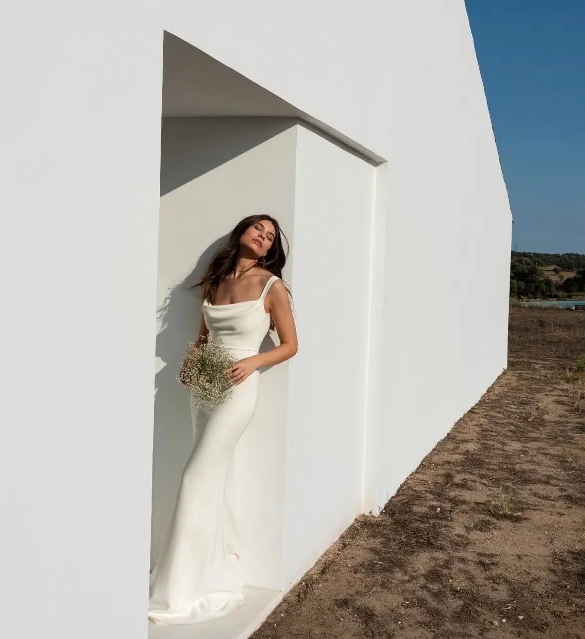 GRACE LOVES LACE Grace Crepe Fit Wedding Dress / Bridal Gown Size XL photo 2