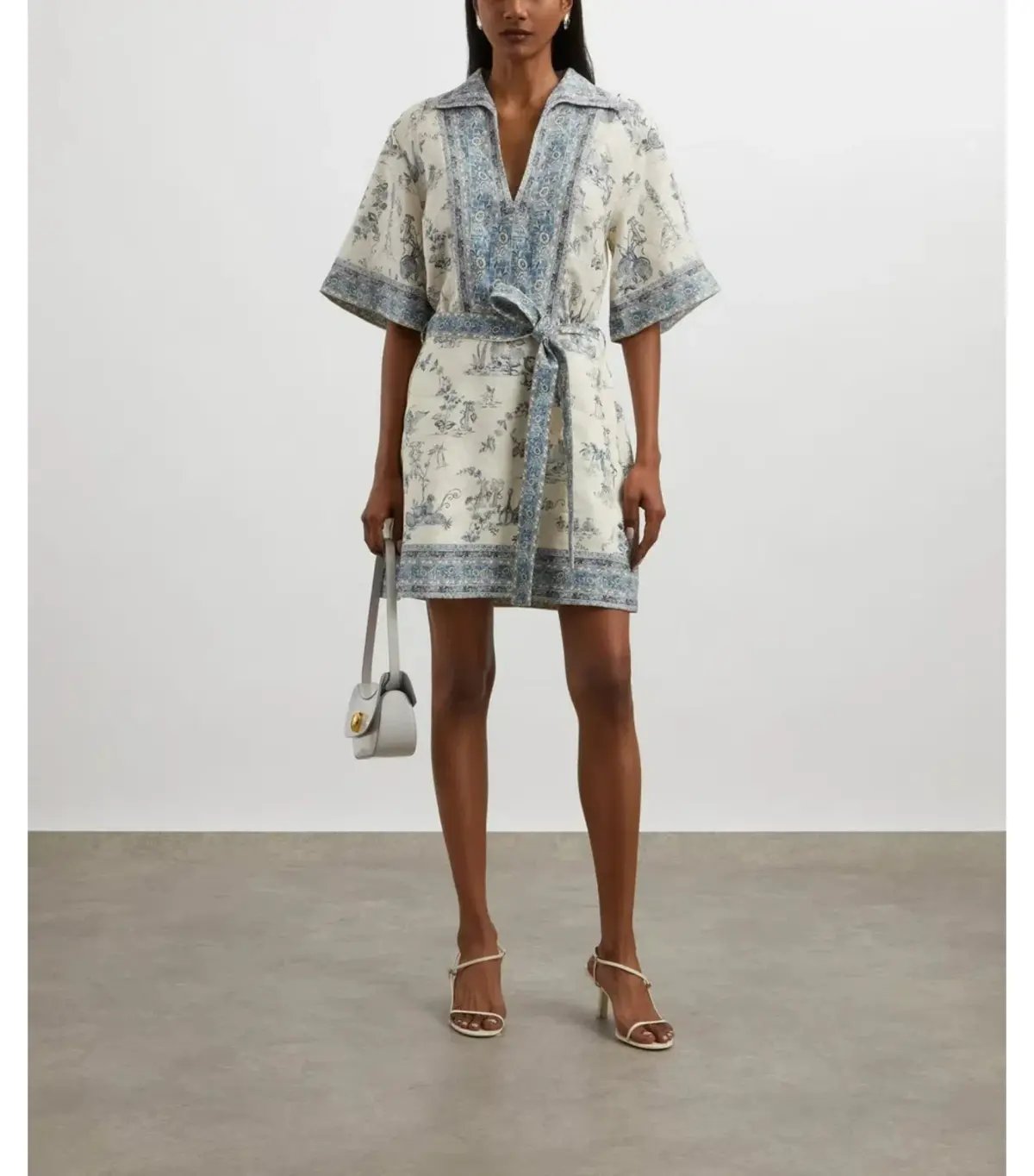 Alemais Casa Mini Dress Print Size AU 6 photo 5
