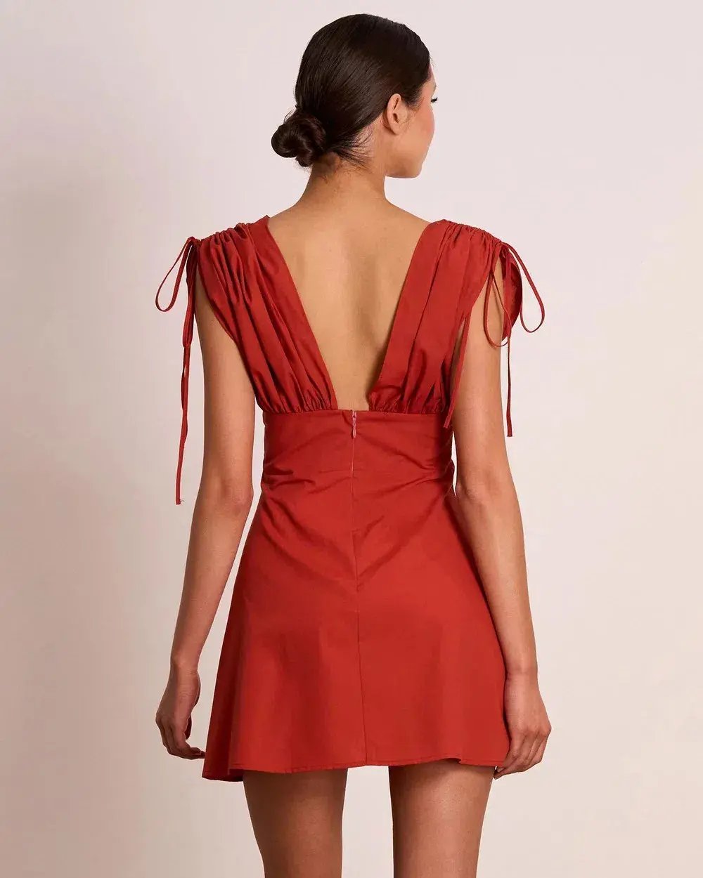 Pasduchas Heatwave Mini Dress in Tamarind Size 8 photo 2