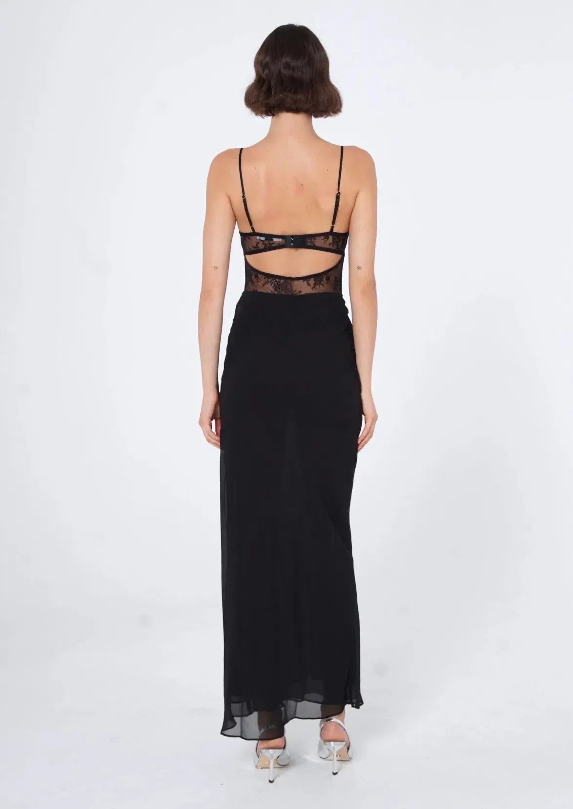 Benni Gabriel Maxi Dress Black Size 6 photo 2