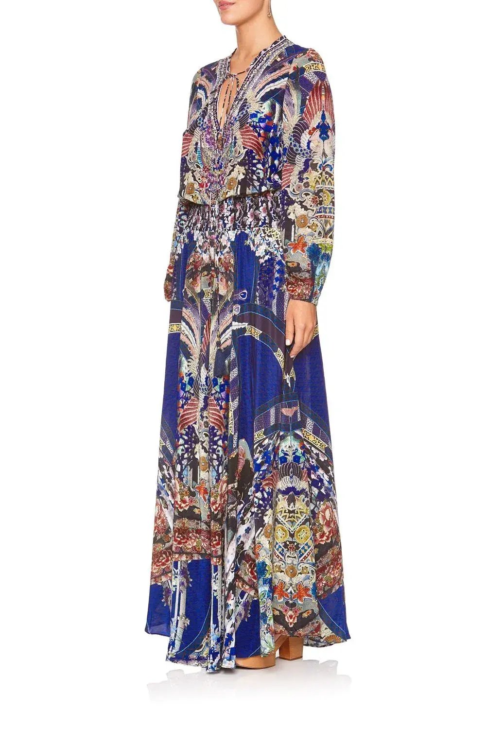 Camilla Darling's Destiny Shirred Relaxed Fit Dress Multi Size M/ AU 12 photo 4