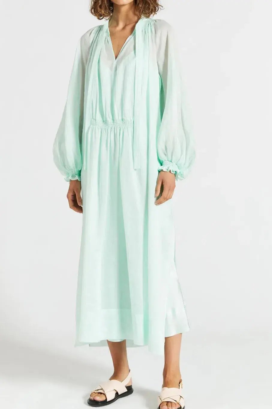 Lee Mathews Soma Maxi Dress in Mint Size 0 / Au 6 photo 2