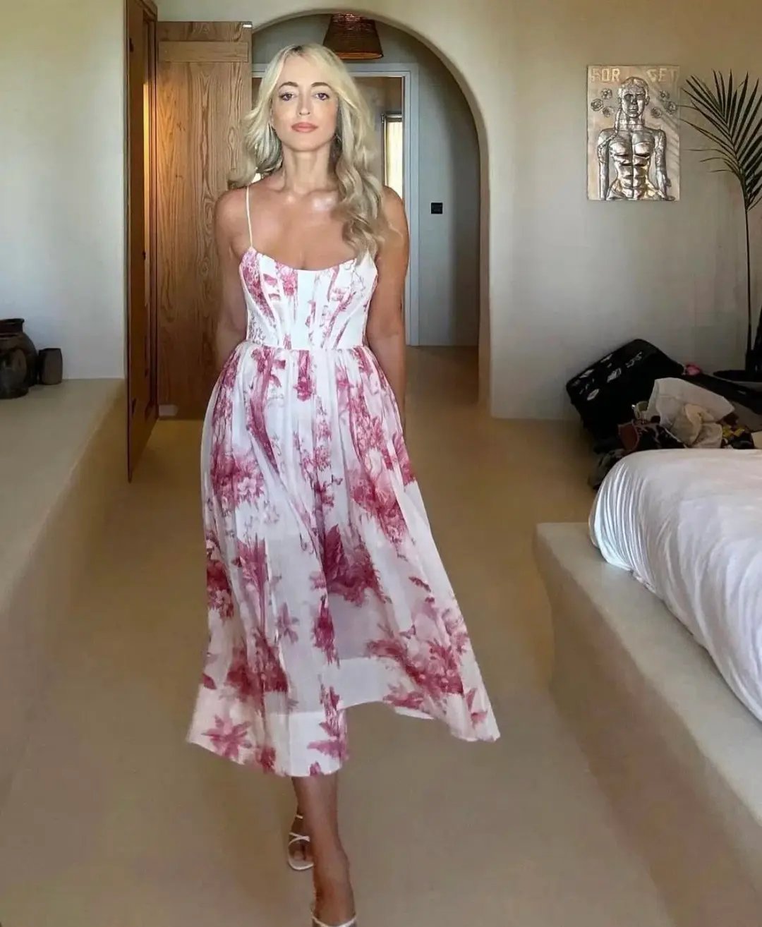 Zimmermann Waverly Corset Midi Dress Size 0 photo 2