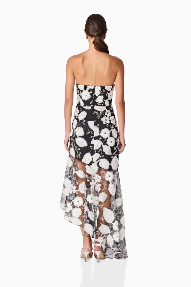 Elliatt Carol Gown - Black & White photo 4