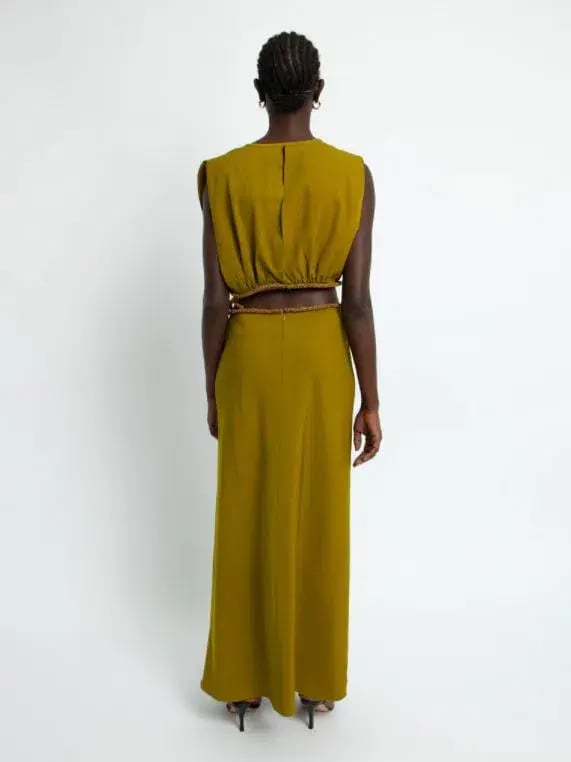 Christopher Esber Crystal Interweave Dress Size 8 photo 2