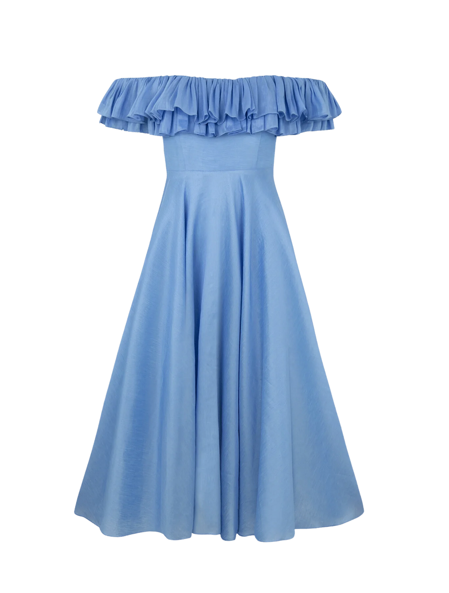 Talulah Florence Midi Dress - Blue photo 2