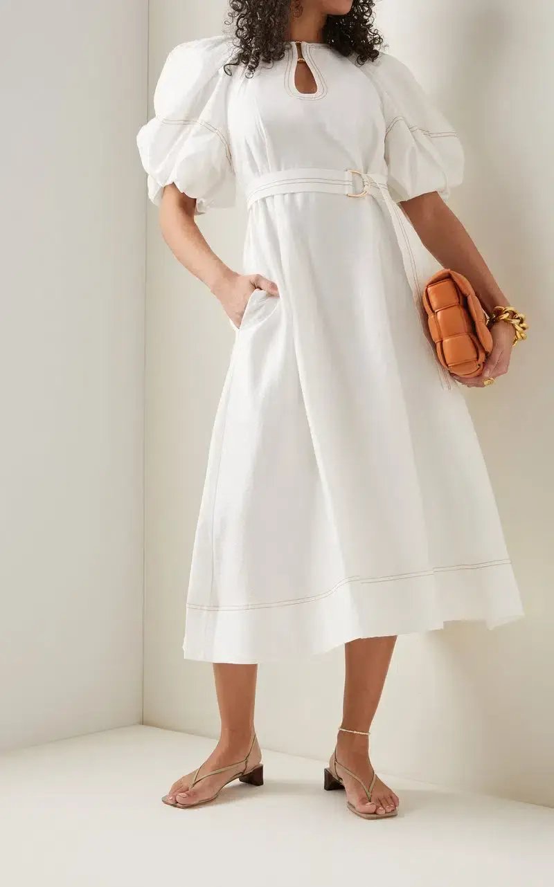 Acler Harlow Dress in Ivory Size 14 photo 4