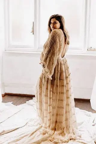 We Are Reclamation Wonderment and Awe Gown Beige One Size Fits Most (Aus 6-16) photo 23