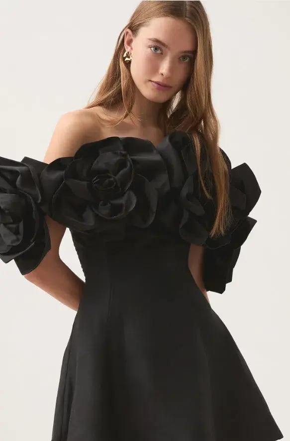 Aje Etta Mini Dress Black Size 12 photo 2