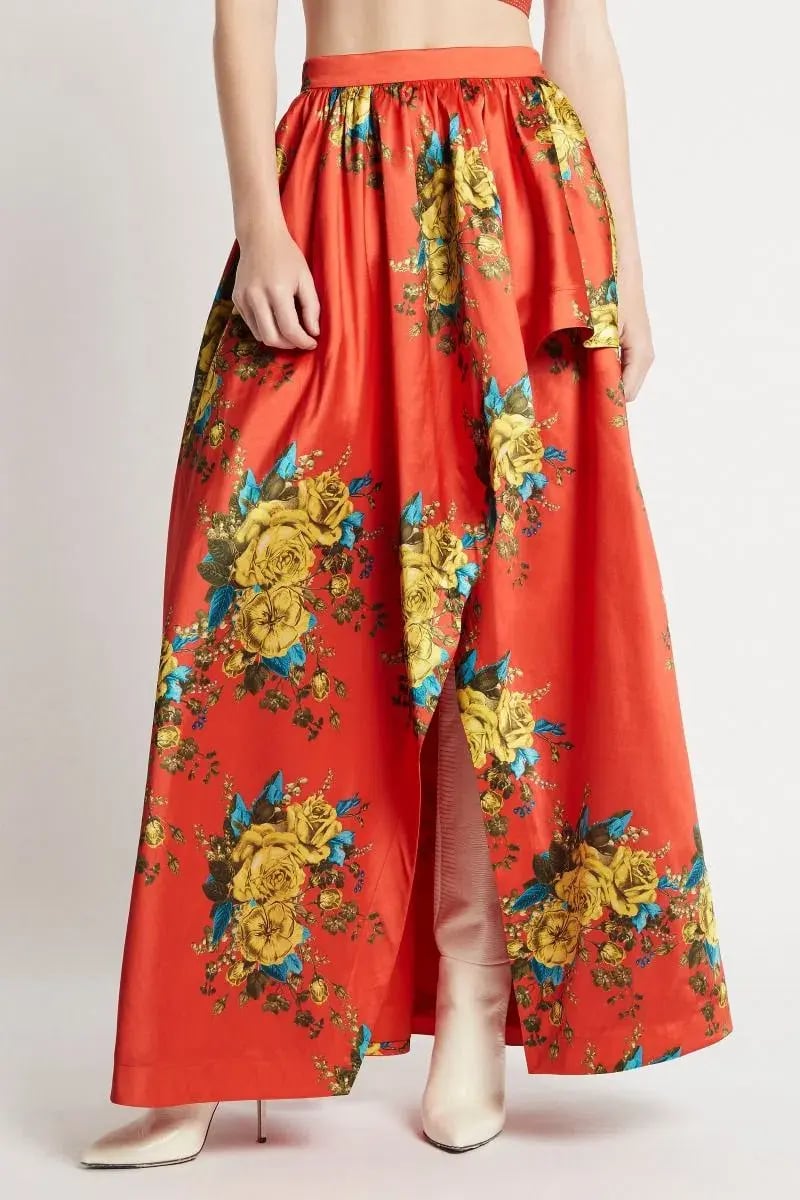 Sass and Bide Wild Play Skirt Orange Size 8 photo 2