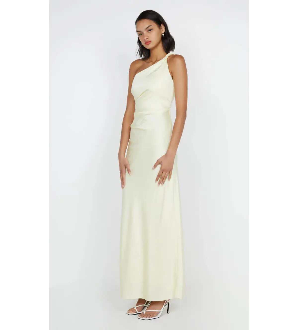 Bec & Bridge Lunetta Asym Dress Ice Yellow Size AU 12 photo 2