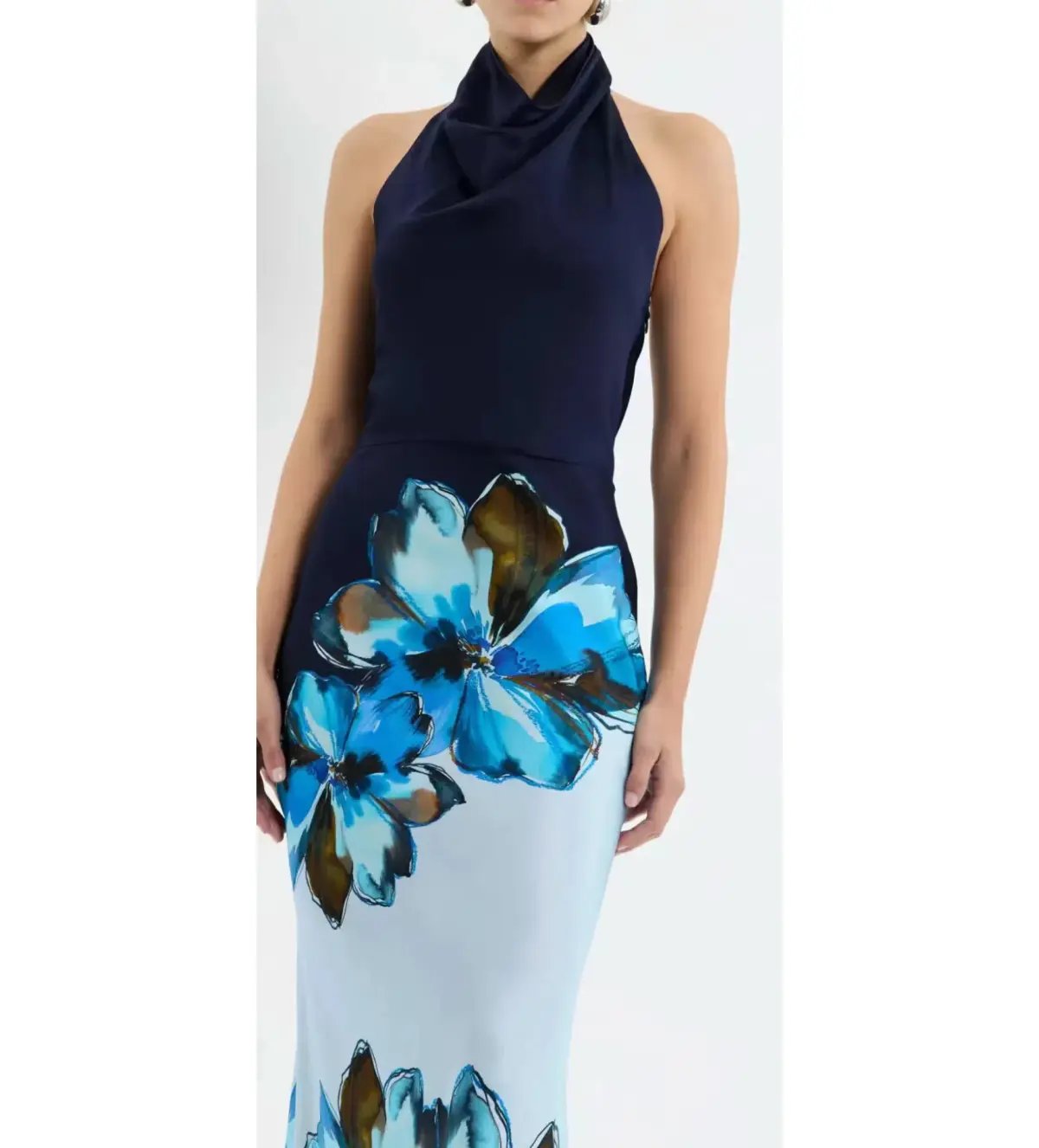Rebecca Vallance Cyran Maxi Dress Navy Floral Size 8 photo 3
