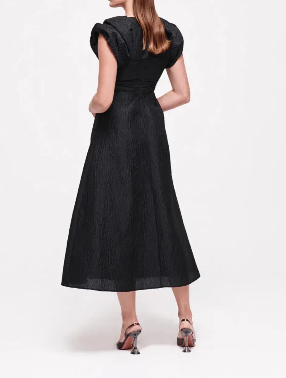 Rachel Gilbert Sophy Dress Black Size 5/Au 16 photo 4