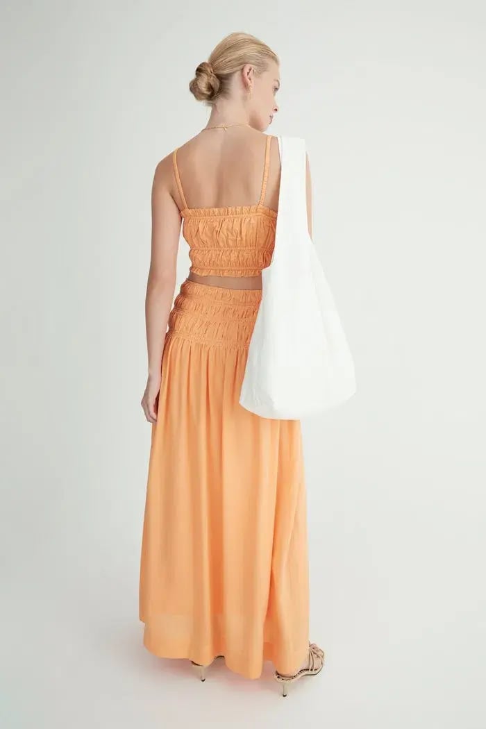 Hansen and Gretel Tina Top and Costello Skirt Set Orange Size 10 photo 2