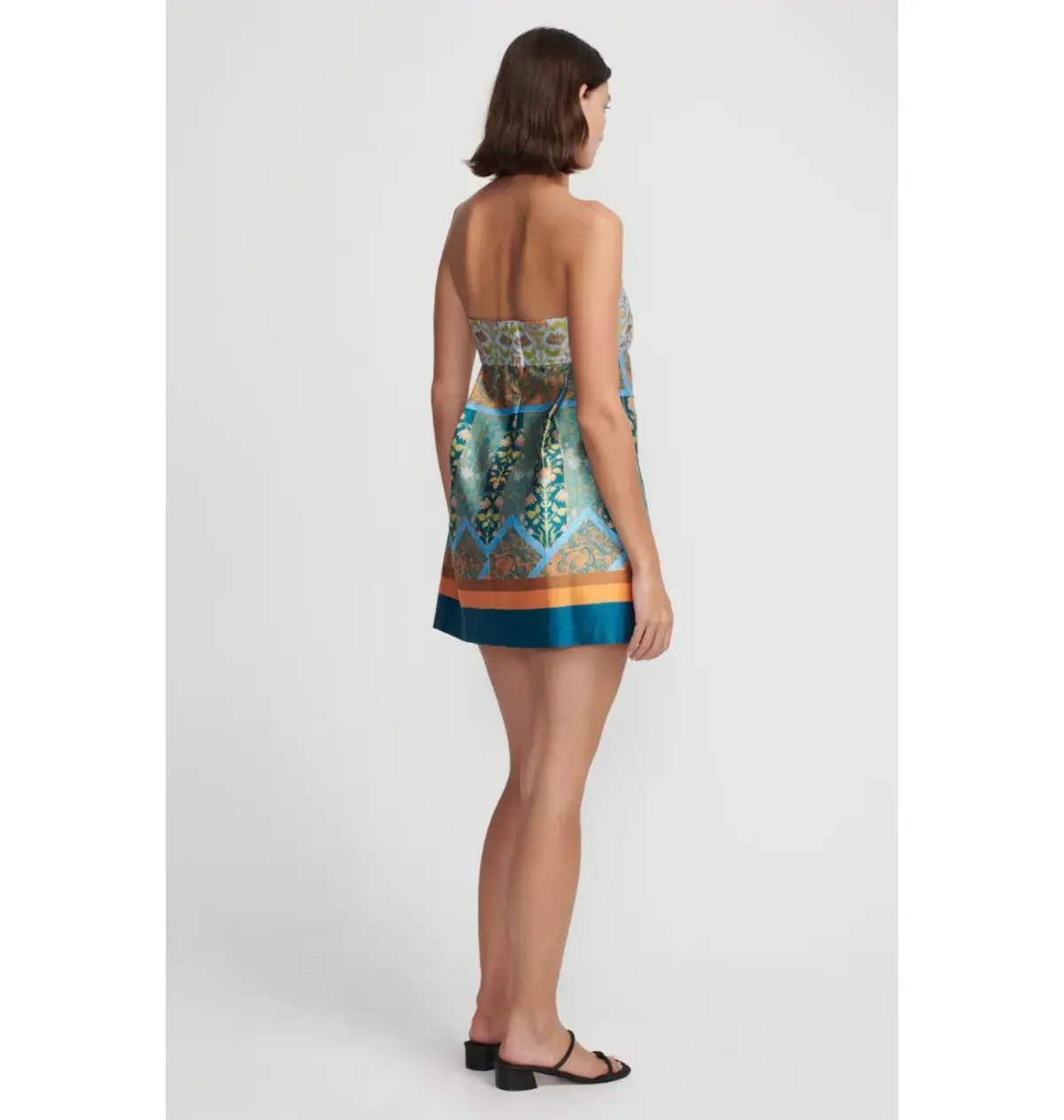 Hansen & Gretel Hayes Mini Dress Floral Tile Size S / AU 8 photo 3