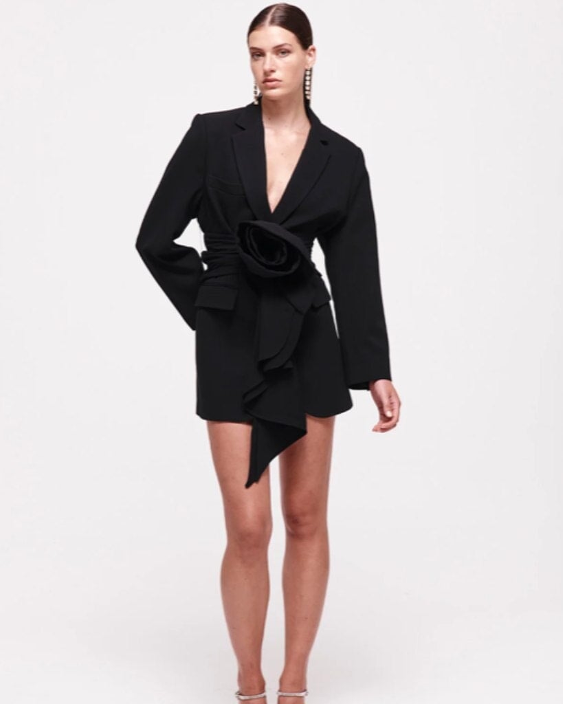 Rachel Gilbert Santiago Jacket Dress Black photo 2