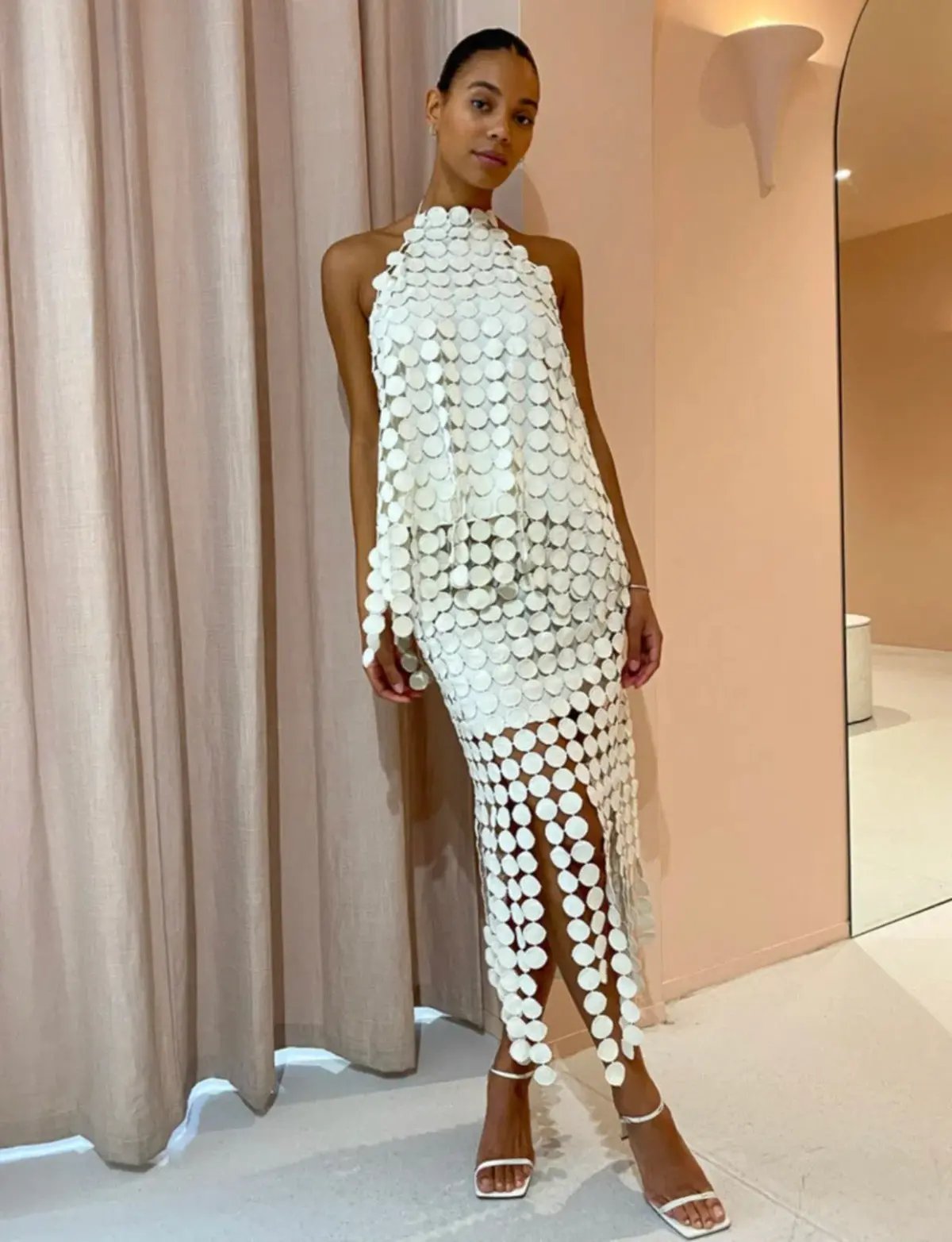 Camilla And Marc Murano Skirt White Size 10 photo 2