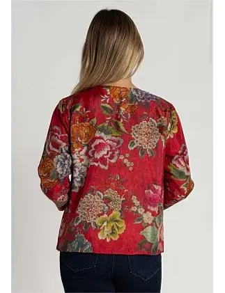 Johnny Was Ruby Jacket - Ryuu Vintage Size 12/L photo 5