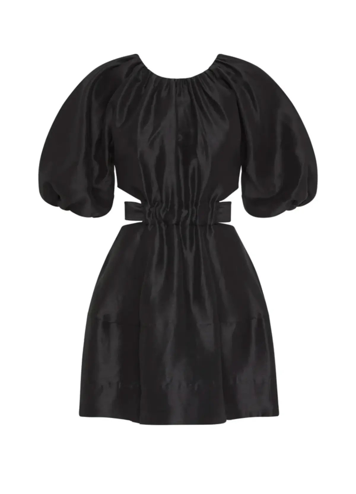 Aje Mimosa Cut Out Mini Dress Black Size 6 photo 3