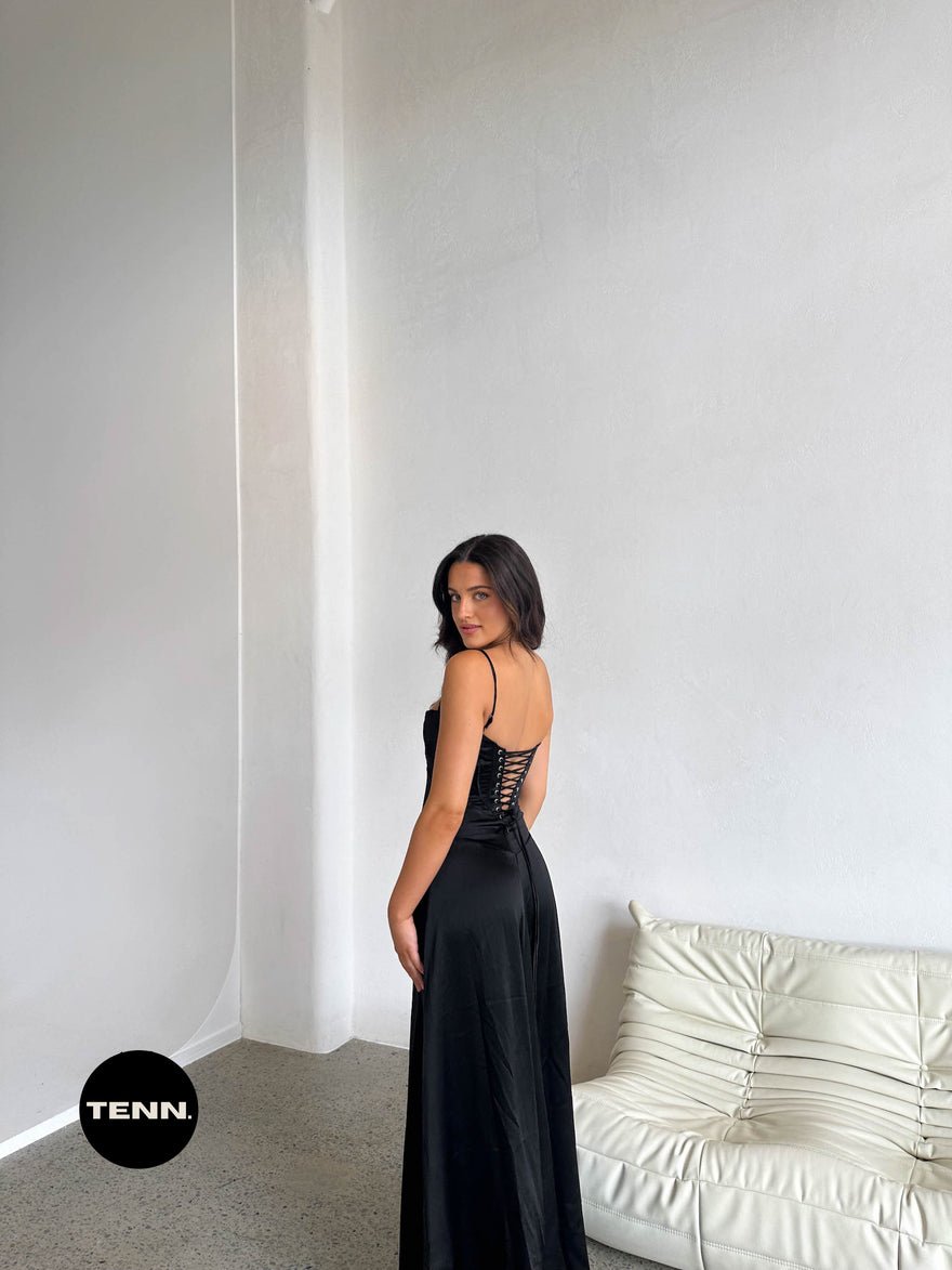 House of CB Anabella Dress - Black photo 3