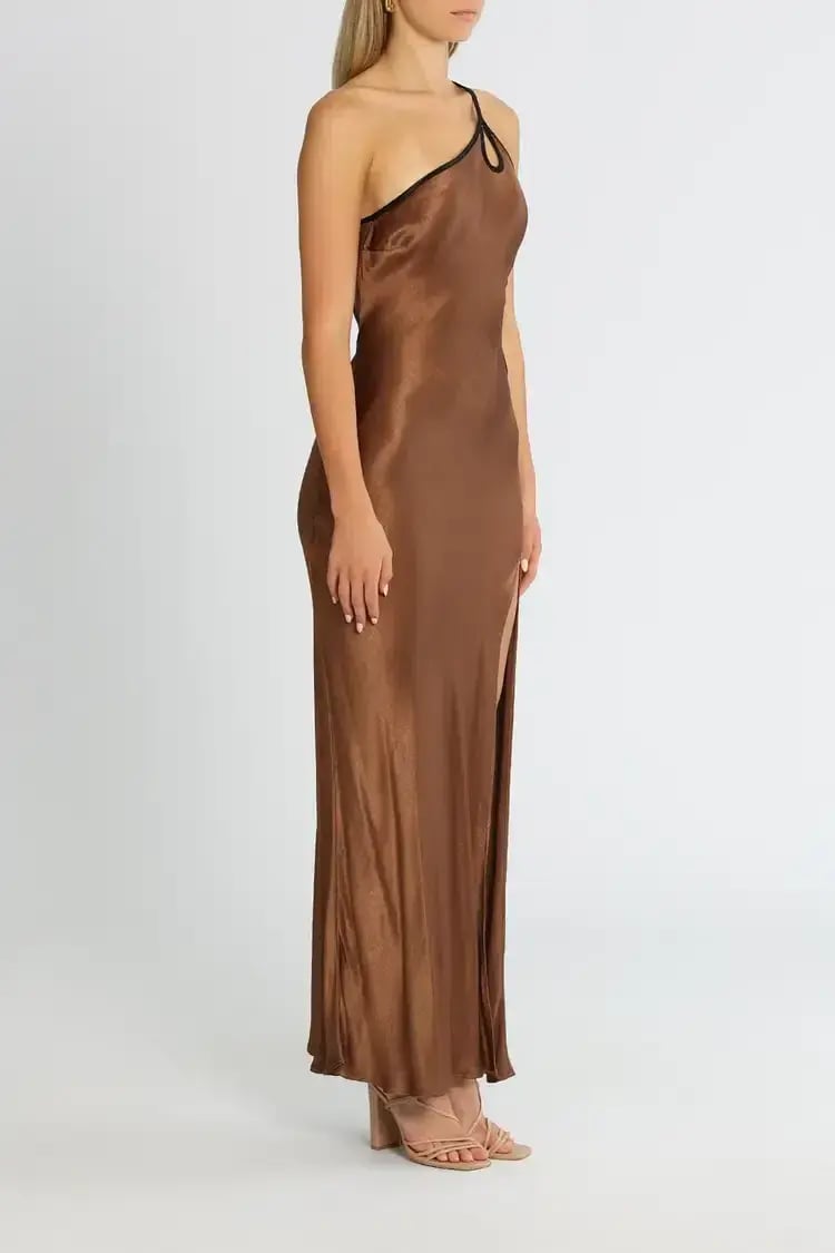 Bec and Bridge Kehlani Maxi Dress in Chocolate Size 14 photo 4