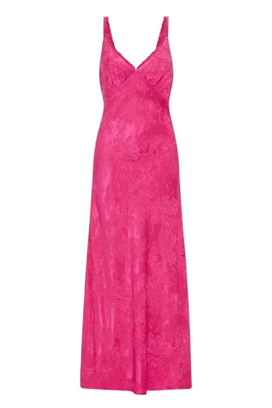 Auguste Margarita Midi Dress Pink Size 8 photo 3