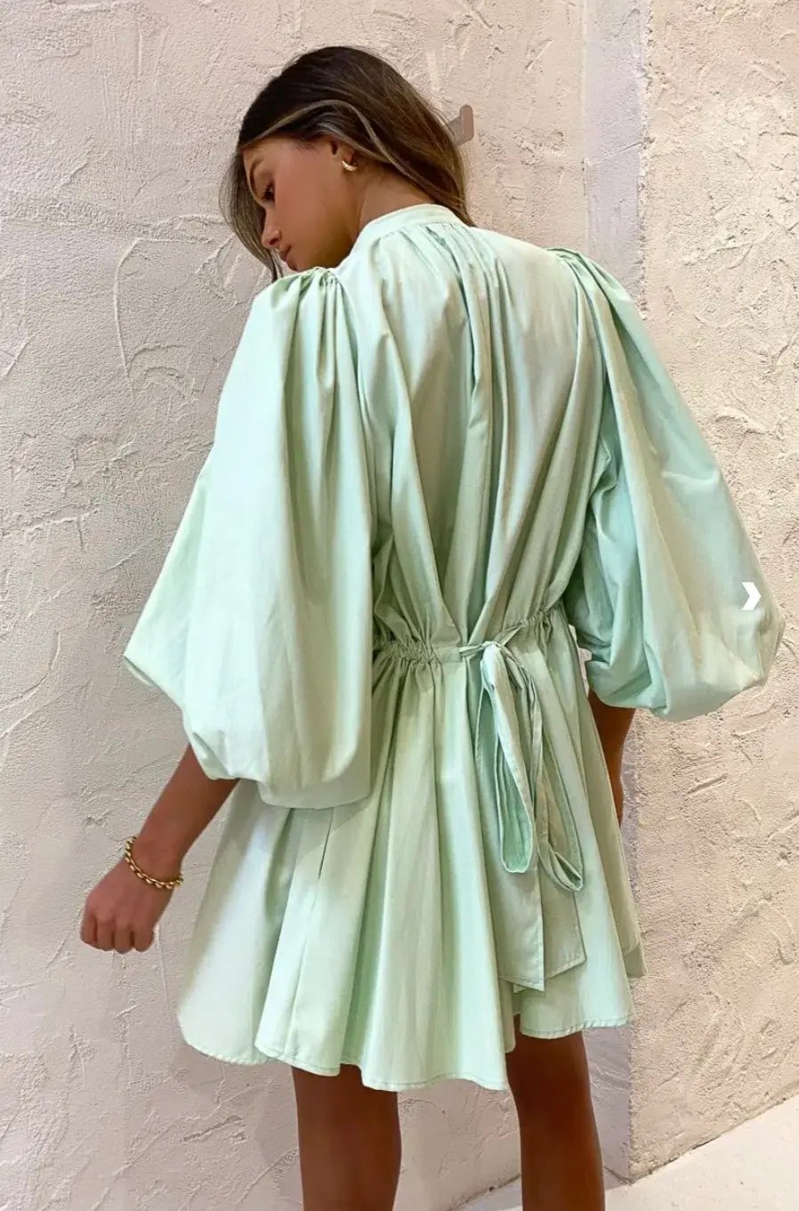 Camilla and Marc Kyra Mini Dress Sour Apple Size 14 photo 3