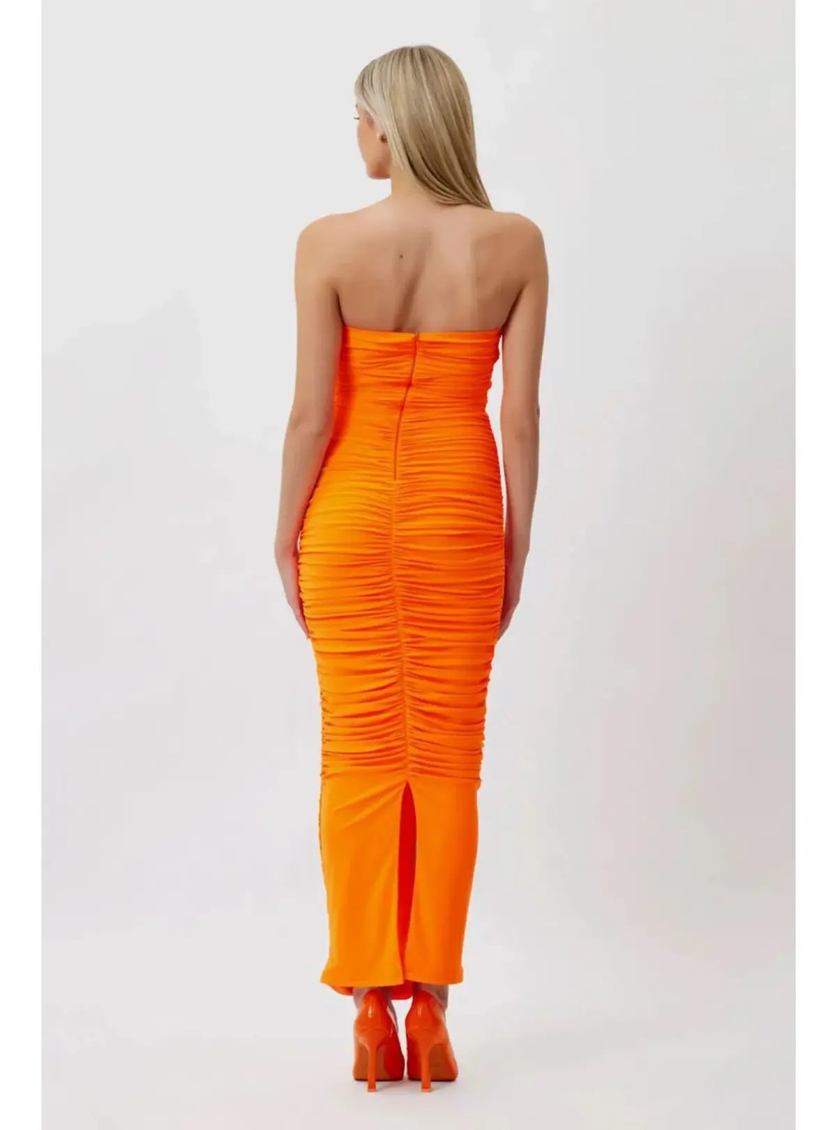 Bianca & Bridgett Tara Gown Orange Size AU 12 photo 4