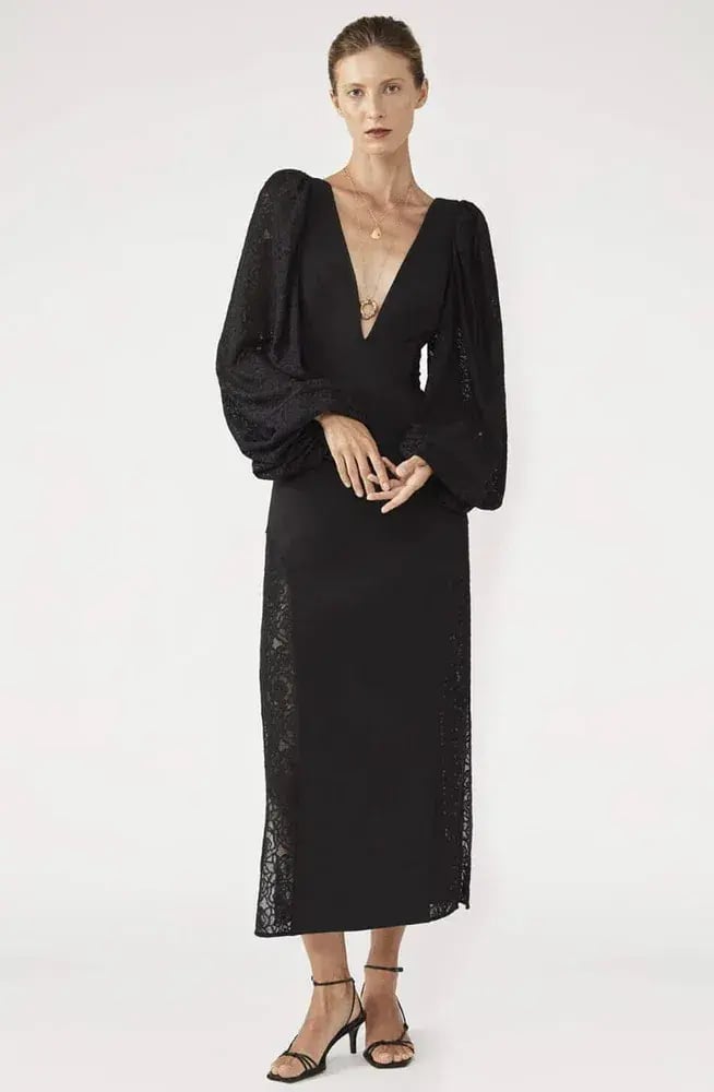Camilla and Marc Danica Midi Dress Black Size 10 photo 5