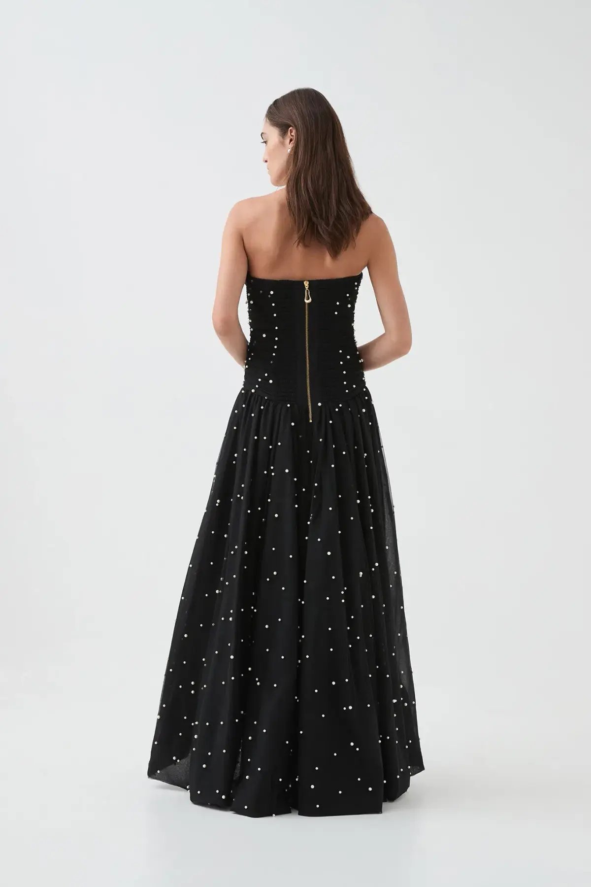 Aje Juniper Maxi Gown Black Size 8 photo 4
