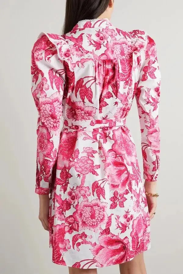 Diane Von Furstenburg Sandrah Dress Floral Size US 0/Au 6 photo 2