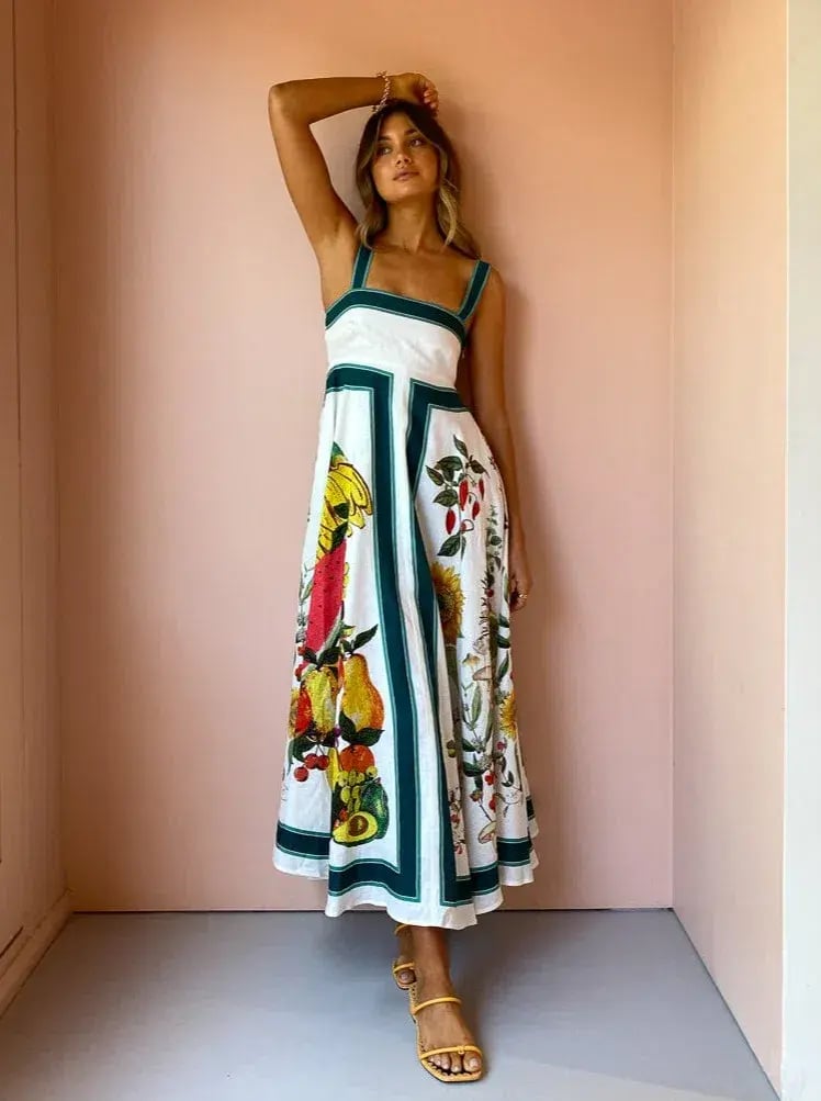 Alemais Frutta Midi Sundress Multi Size 10 photo 4