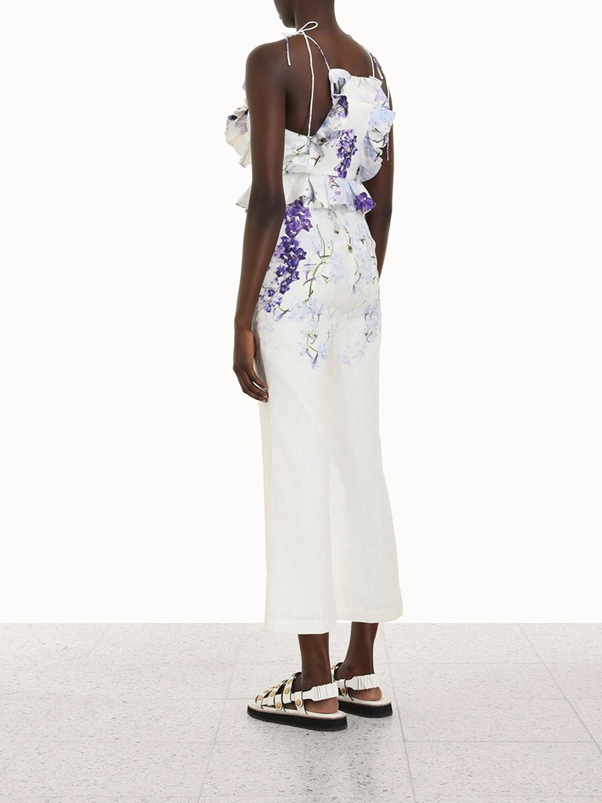 Zimmermann Pinafore White Floral Jumpsuit photo 4