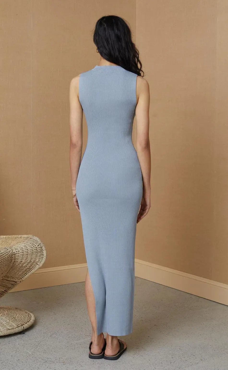 Bec & Bridge Storm Harper Sleeveless Midi Dress Blue Size 12 photo 4