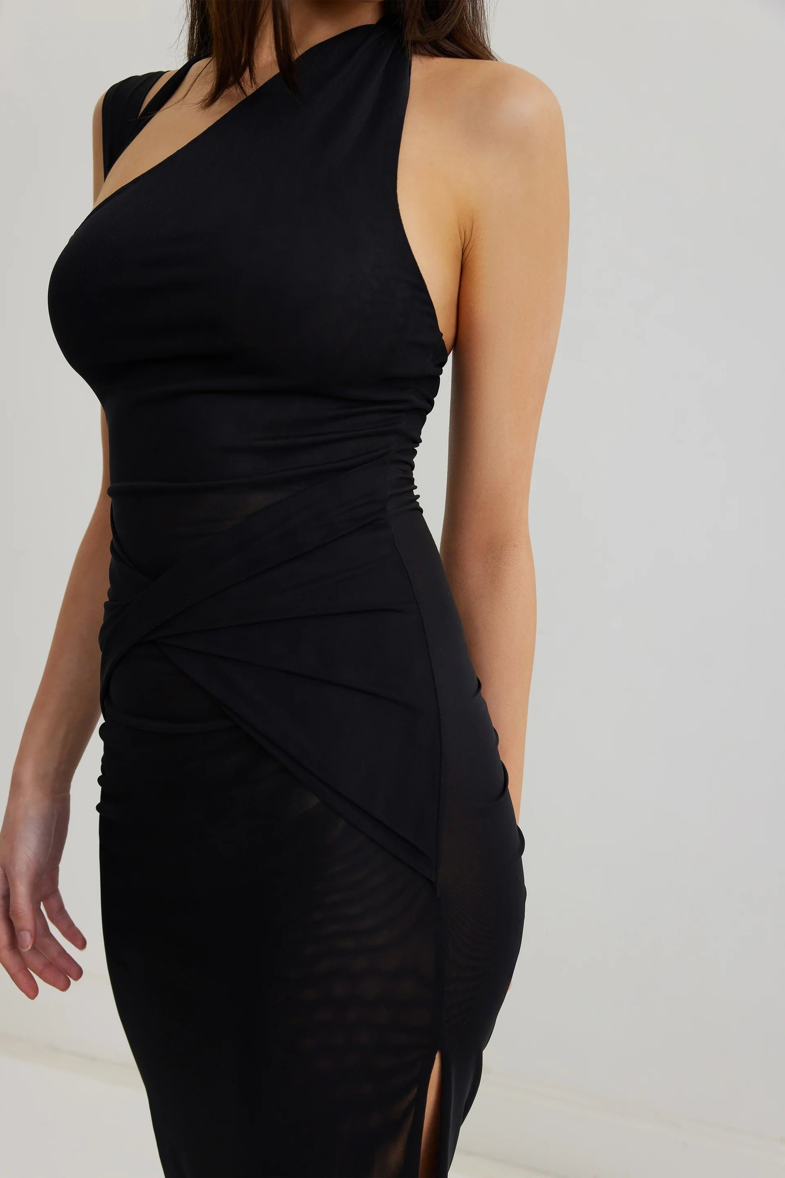 LEXI MIRAGE DRESS - BLACK photo 5
