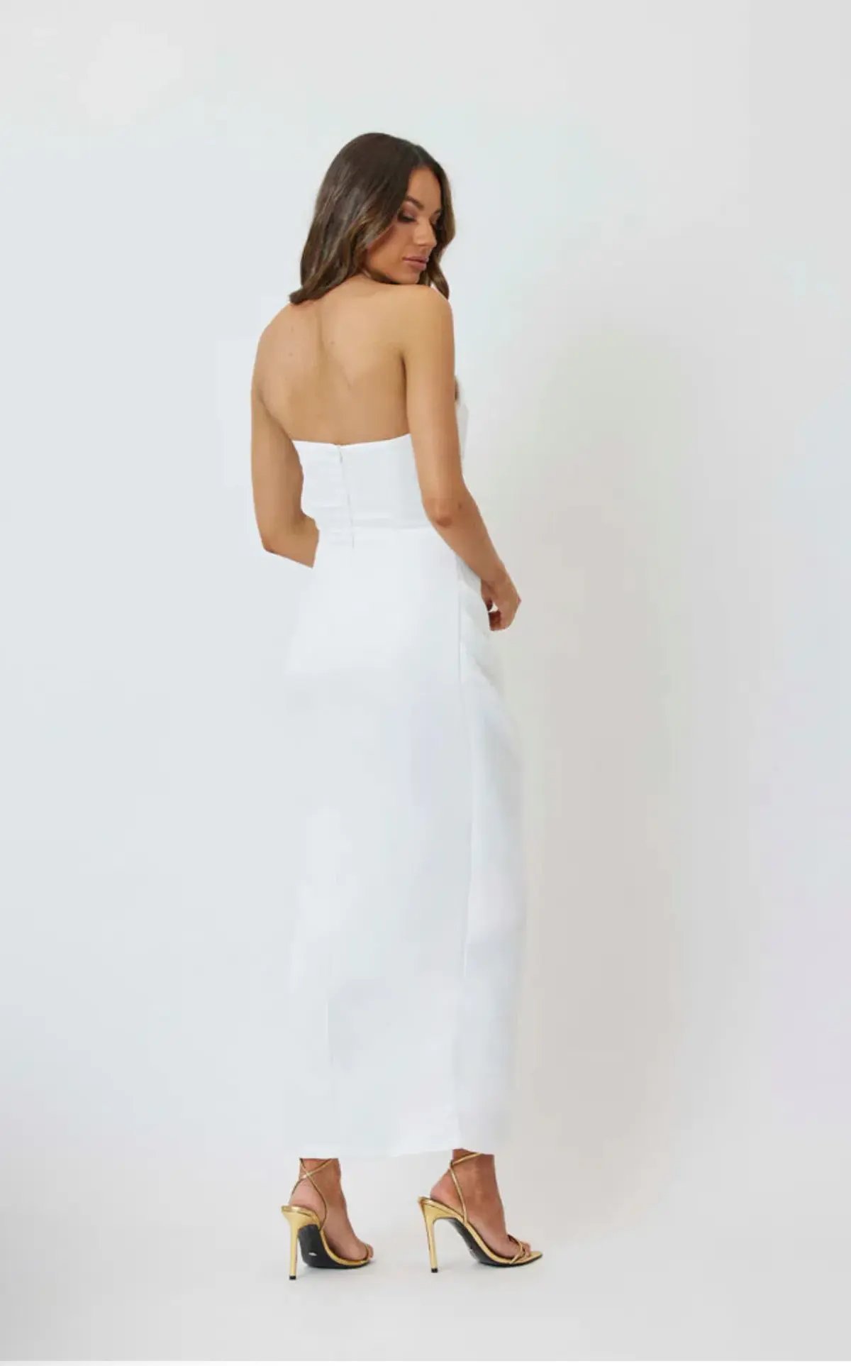 Bianca & Bridgett Evelyn Dress White Size 16 photo 2