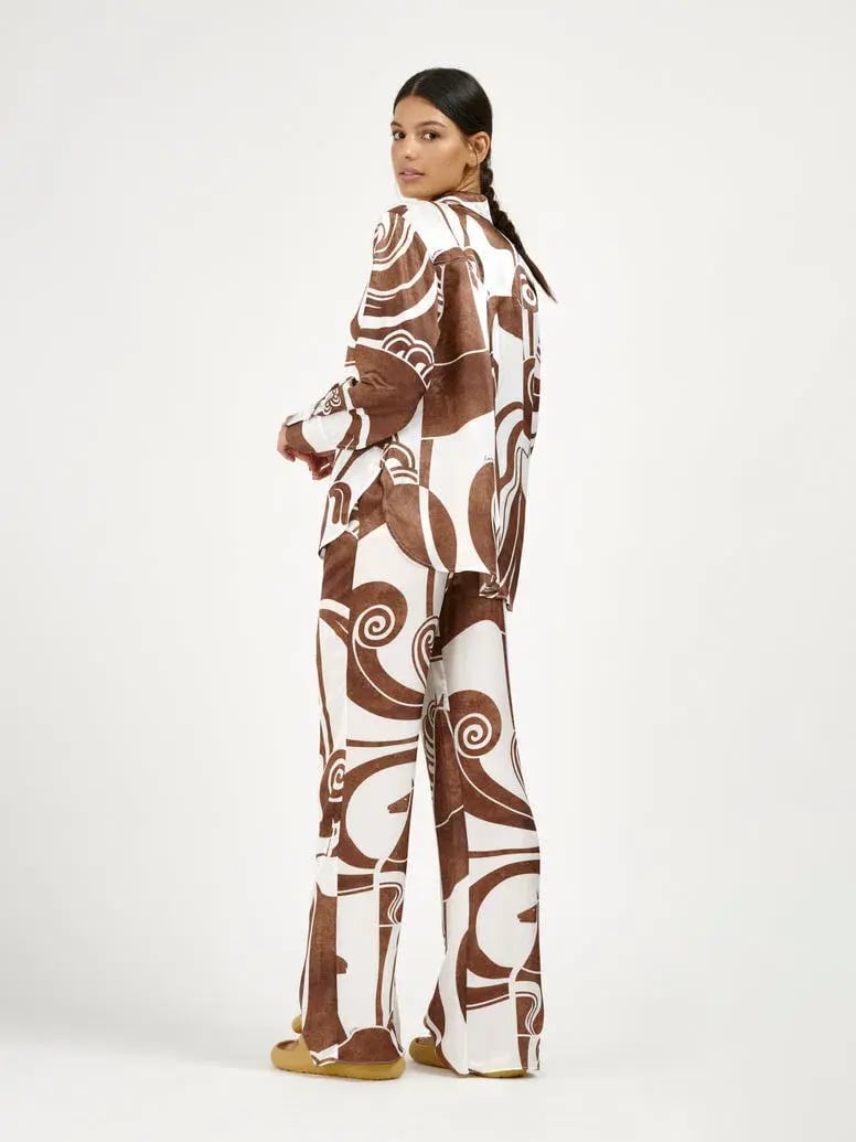 Roame Ryder Shirt Size 8 and Bari Pants Size 10 Set Roaming Horses Chestnut photo 2