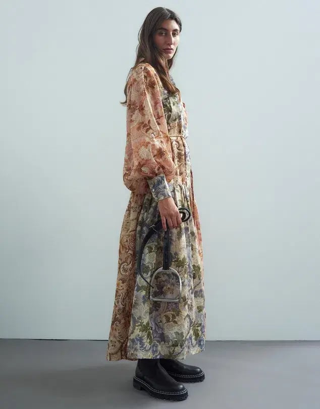 Alemais Phillipa Shirtdress Mix Floral Size 14 photo 2