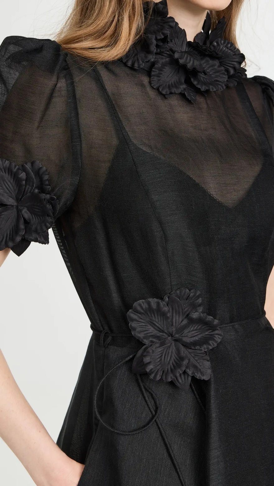 Zimmermann Luminosity Liftoff Flower Mini - Black photo 4