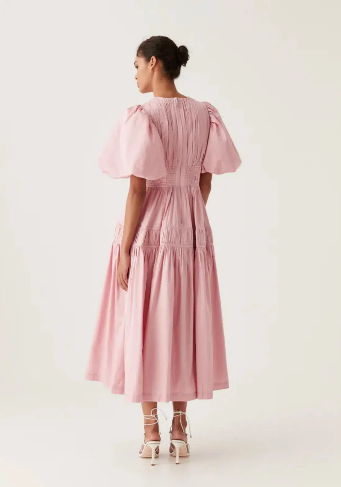 Aje Fallingwater Ruched Midi Dress photo 4