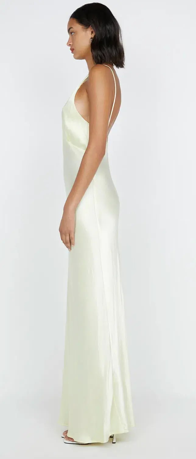 Bec and Bridge Moon Dance V Maxi Dress - Ice Yellow - Size 8 photo 4