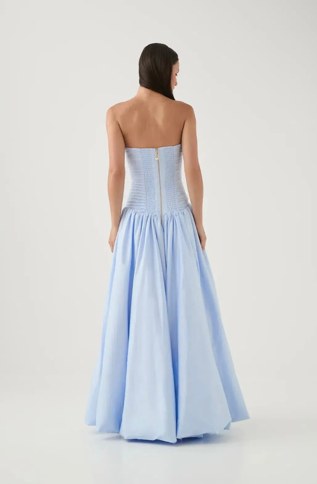 Aje Violette Bubble Hem Maxi Blue Size AU 8 photo 6
