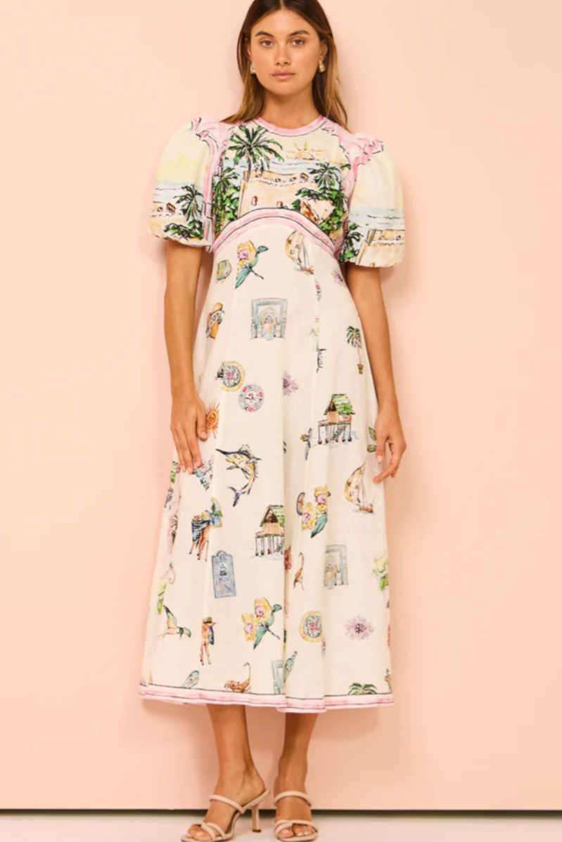 Alemais Sunset Midi Dress photo 4