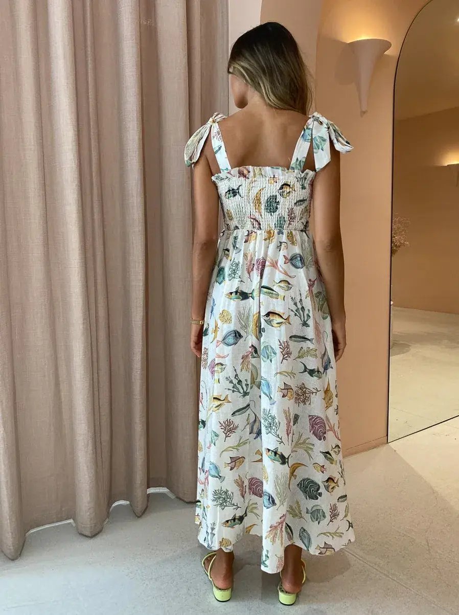 Alemais Wanda Midi Sundress Print Size 10 photo 4