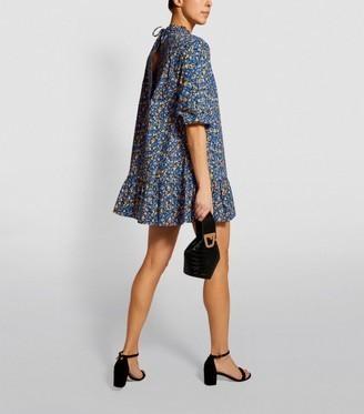 Camilla and Marc - Majella Mini Shirt Dress Floral Blue Size 6 photo 2