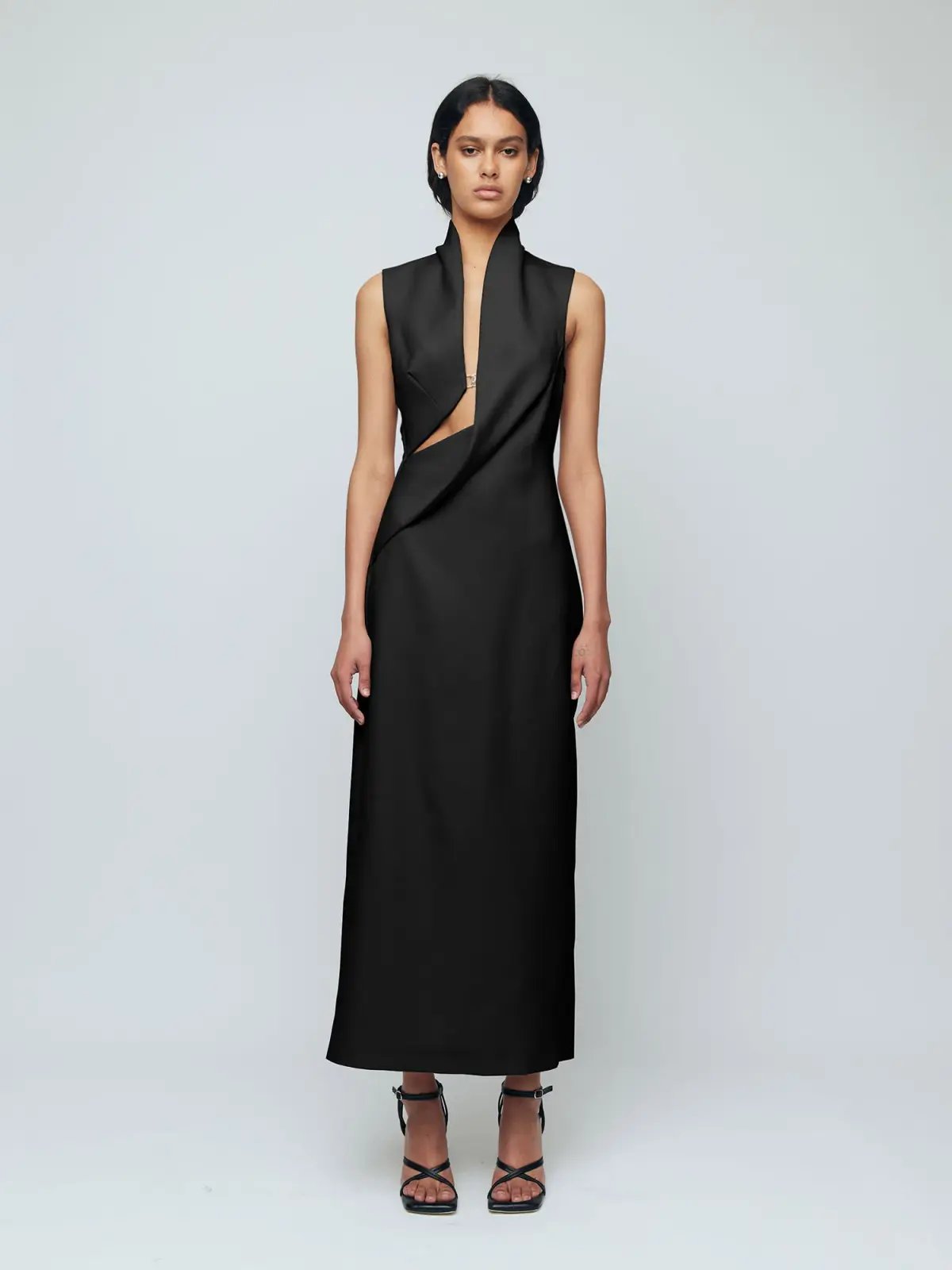 Wynn Hamlyn Harry Dress Black Size 10 photo 3